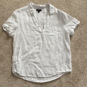 J Crew short sleeve linen shirt